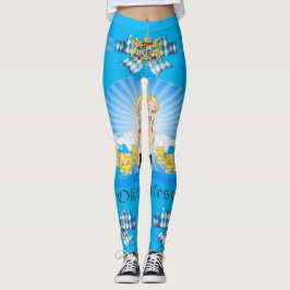 Oktoberfest / Duits-feest Beierse Crest Leggings 