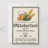Oktoberfest Duitse Bierfeest Uitnodiging (Voorkant)