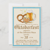 Oktoberfest Duitse Bierfeest Uitnodiging (Voorkant)