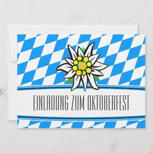 Oktoberfest Duitse cultuur Kaart (Voorkant)