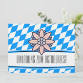 Oktoberfest Duitse cultuur Kaart (Staand voorkant)