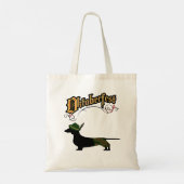 Oktoberfest Duitse Dachshund Tote Bag (Achterkant)