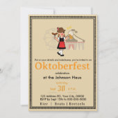 Oktoberfest Duitse Herfstfeest Uitnodiging (Voorkant)