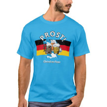 OKTOBERFEST Duitsland Vlag PROST Cartoon Beers BLA