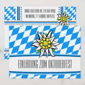 Oktoberfest Einladung Kaart (Voorkant / Achterkant)