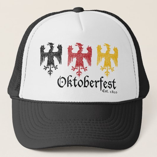 Oktoberfest Est. 1810 Trucker Pet (Voorkant)