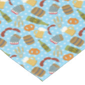 Oktoberfest Eten en Drink Tafelkleed (Gekanteld)