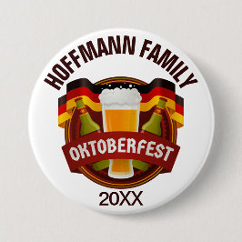 Oktoberfest Family Celebration Ronde Button 7,6 Cm