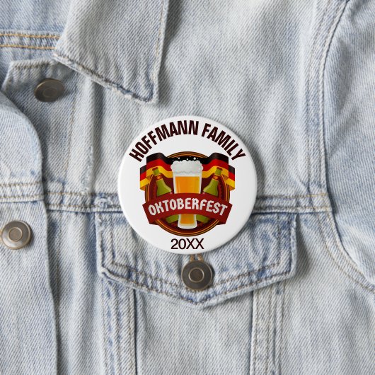 Oktoberfest Family Celebration Ronde Button 7,6 Cm (In situ)