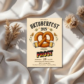 Oktoberfest Feest Uitnodiging | Beierse Bier Prost