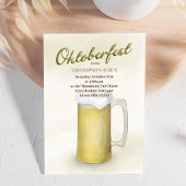 Oktoberfest feestbier kaart