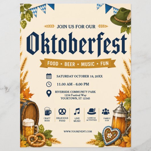 Oktoberfest Flyer (Voorkant)