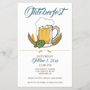 Oktoberfest Flyer Sjabloon