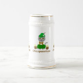 Oktoberfest Funny Cat Cartoon Festival Kunst Bierpul (Center)