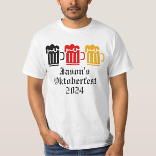 Oktoberfest gepersonaliseerd cadeau t-shirt