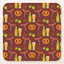 Oktoberfest German Beer Festival Kartonnen Onderzetters