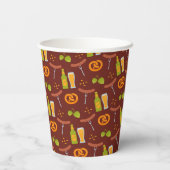 Oktoberfest German Beer Festival Papieren Bekers (Achterkant)