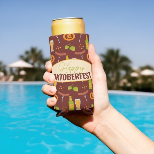 Oktoberfest German Beer Festival Seltzer Blikjeskoeler (Insitu Zwembad)