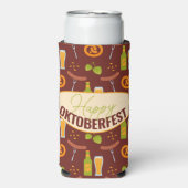 Oktoberfest German Beer Festival Seltzer Blikjeskoeler (Seltzer Voorkant)