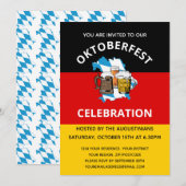OKTOBERFEST German Beer Party Kaart (Voorkant / Achterkant)