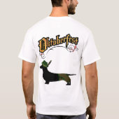 Oktoberfest German Dachshund T-shirt (Achterkant)