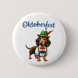 Oktoberfest German Weiner Ronde Button 5,7 Cm