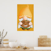 Oktoberfest Gnome Poster (Keuken)