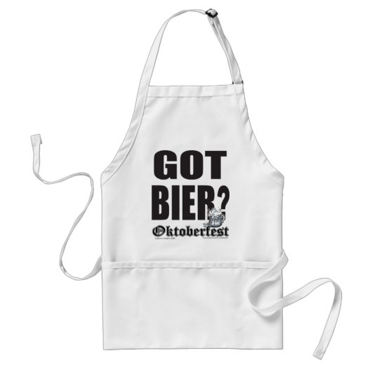 Oktoberfest heeft Bier? Standaard Schort (Voorkant)