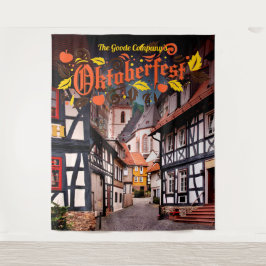 Oktoberfest Herfst Festival | Evenement Achtergron Wandkleed
