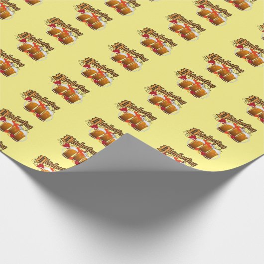 Oktoberfest herfstbier cadeaupapier (Hoek)