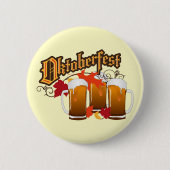 Oktoberfest herfstbier ronde button 5,7 cm (Voorkant)