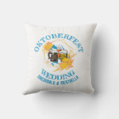 OKTOBERFEST Huwelijk Kussen (Achterkant)
