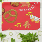 Oktoberfest in Beieren Theedoek (Gevouwen)