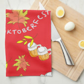 Oktoberfest in Beieren Theedoek (Quarter Fold)