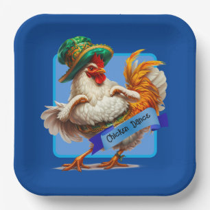 Oktoberfest kippen dans papieren bordje