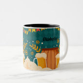 Oktoberfest koffiemok tweekleurige koffiemok (Voorkant rechts)