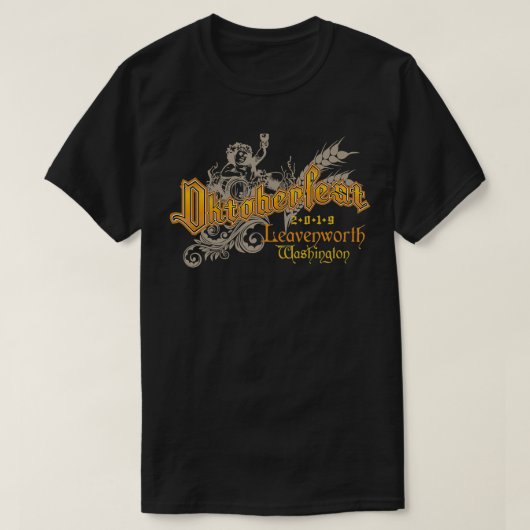 Oktoberfest Leavenworth Washington Bierliefhebbers T-shirt (Design voorkant)