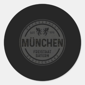 Oktoberfest Mã München München Ger Beiers Ronde Sticker
