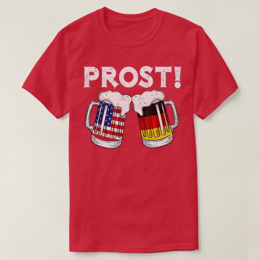 Oktoberfest Mannen Vrouwen Amerikaanse vlag varken T-shirt (Design voorkant)