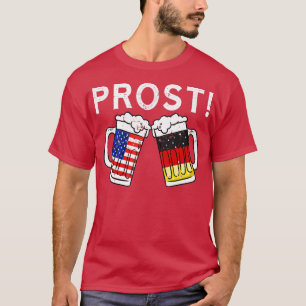 Oktoberfest Mannen Vrouwen Amerikaanse vlag varken T-shirt