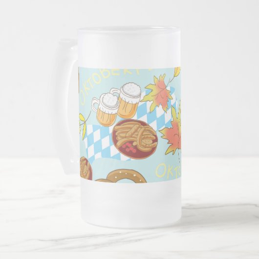 Oktoberfest Matglas Bierpul (Voorkant links)