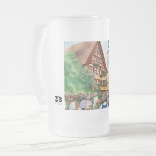 Oktoberfest Matglas Bierpul (Voorkant links)