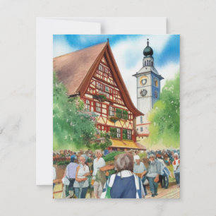 Oktoberfest Note-kaarten Notitiekaartje