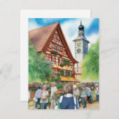 Oktoberfest Notitiekaartje (Voorkant / Achterkant)