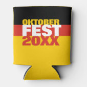 Oktoberfest Octoberfest Duitse vlag Blikjeskoeler (Voorkant)