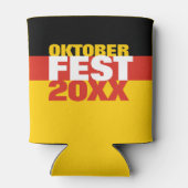 Oktoberfest Octoberfest Duitse vlag Blikjeskoeler (Achterkant)
