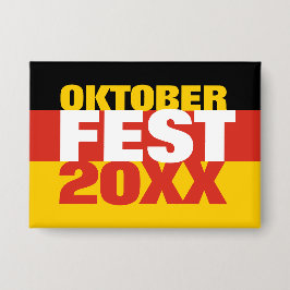 Oktoberfest Octoberfest Duitse vlag Button