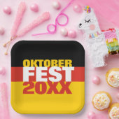 Oktoberfest Octoberfest Duitse vlag Papieren Bordje (Feest)