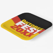 Oktoberfest Octoberfest Duitse vlag Papieren Bordje (Gebogen)