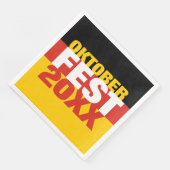 Oktoberfest Octoberfest Duitse vlag Servet (Hoek)